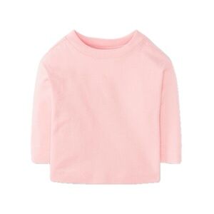 Hanna Andersson Pink Brushed Jersey Layering Long Sleeve Shirt Baby 0-3 Months